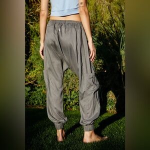 Free People RISE TO THE SUN SOLID HAREM PANTS small